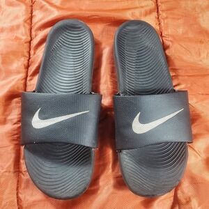 Nike Mens Slides Black Sandals Size 14 Comfort Slip-On Footwear‎